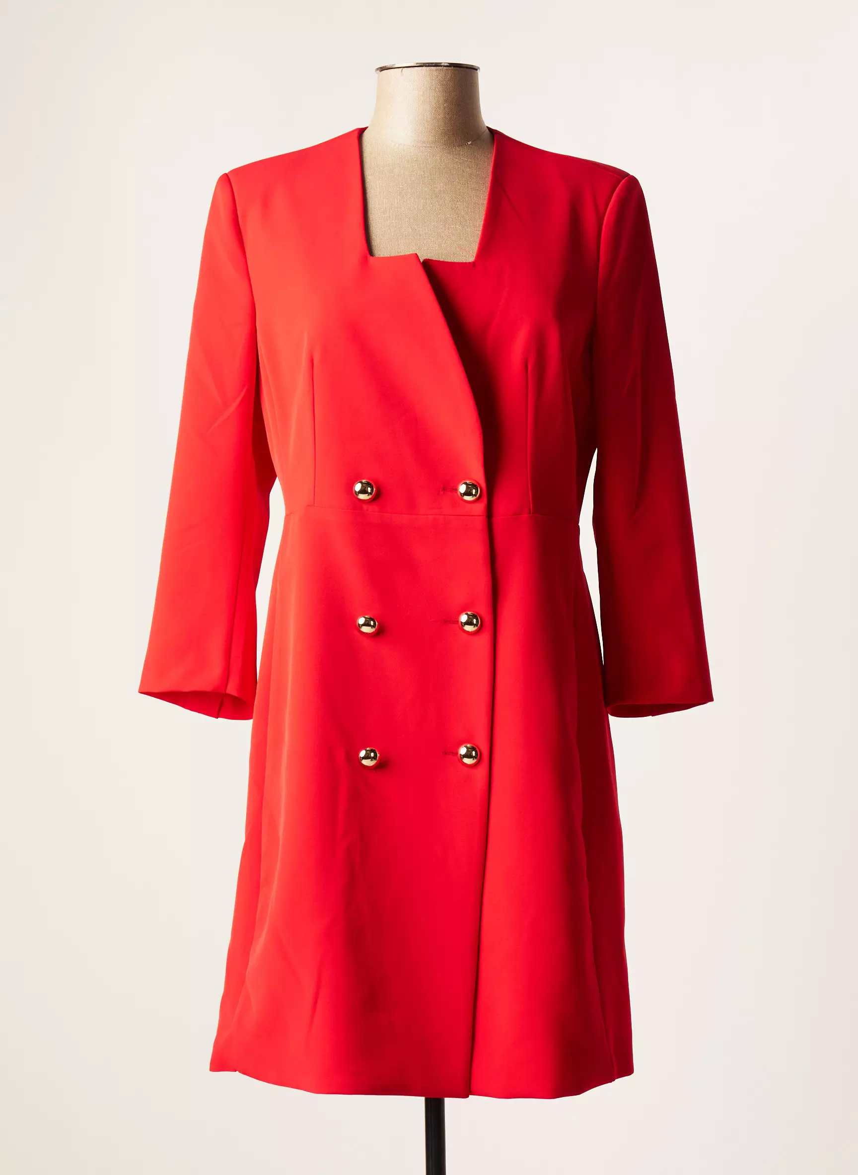 Carla Montanarini Robes Mi Longues Femme couleur rouge