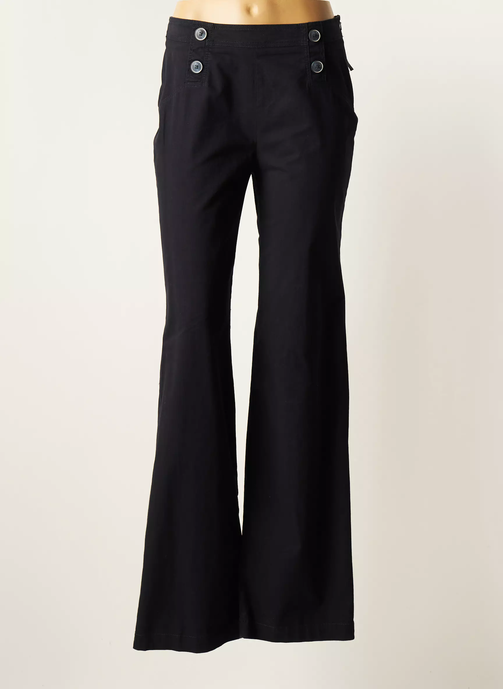 Bruno Saint Hilaire Pantalons Flare Femme couleur bleu