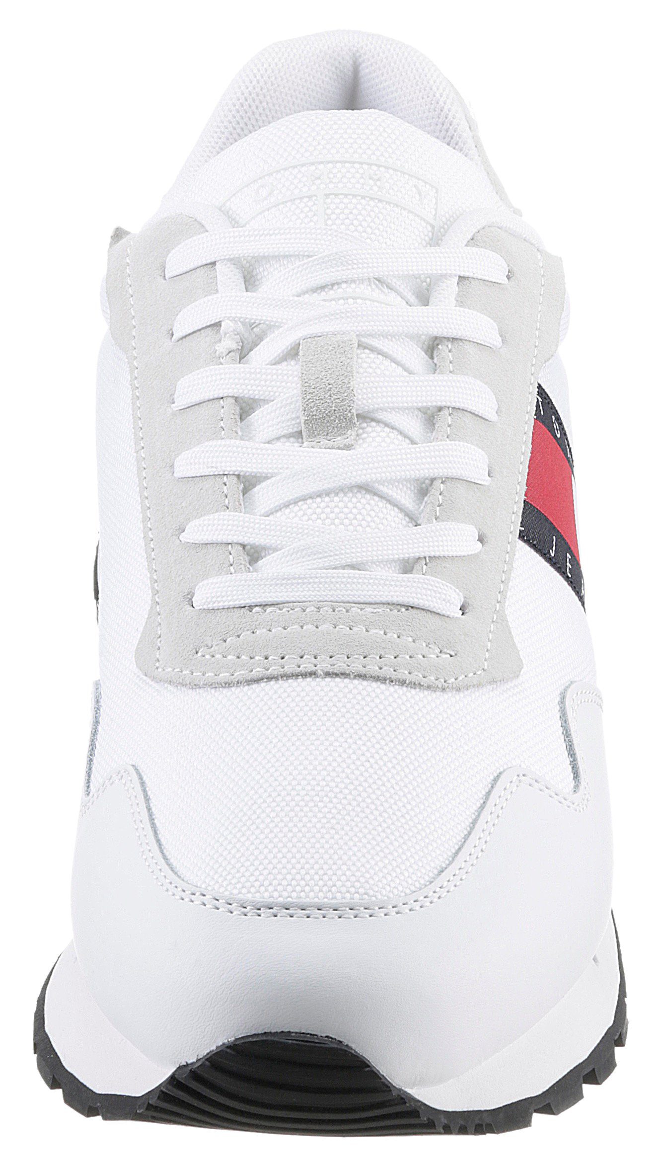 Tommy Jeans RETRO LEATHER TJM ESS Sneaker mit großer Logoverzierung