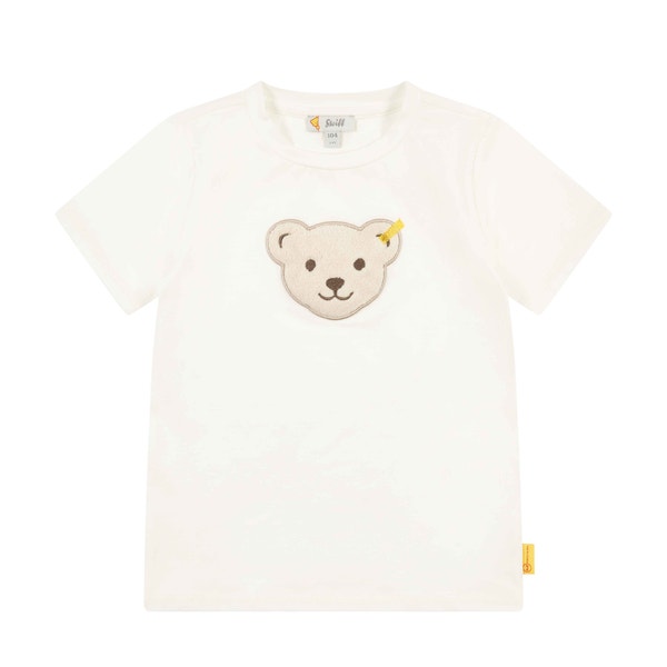 T-Shirt kurzarm, weiß für Jungs