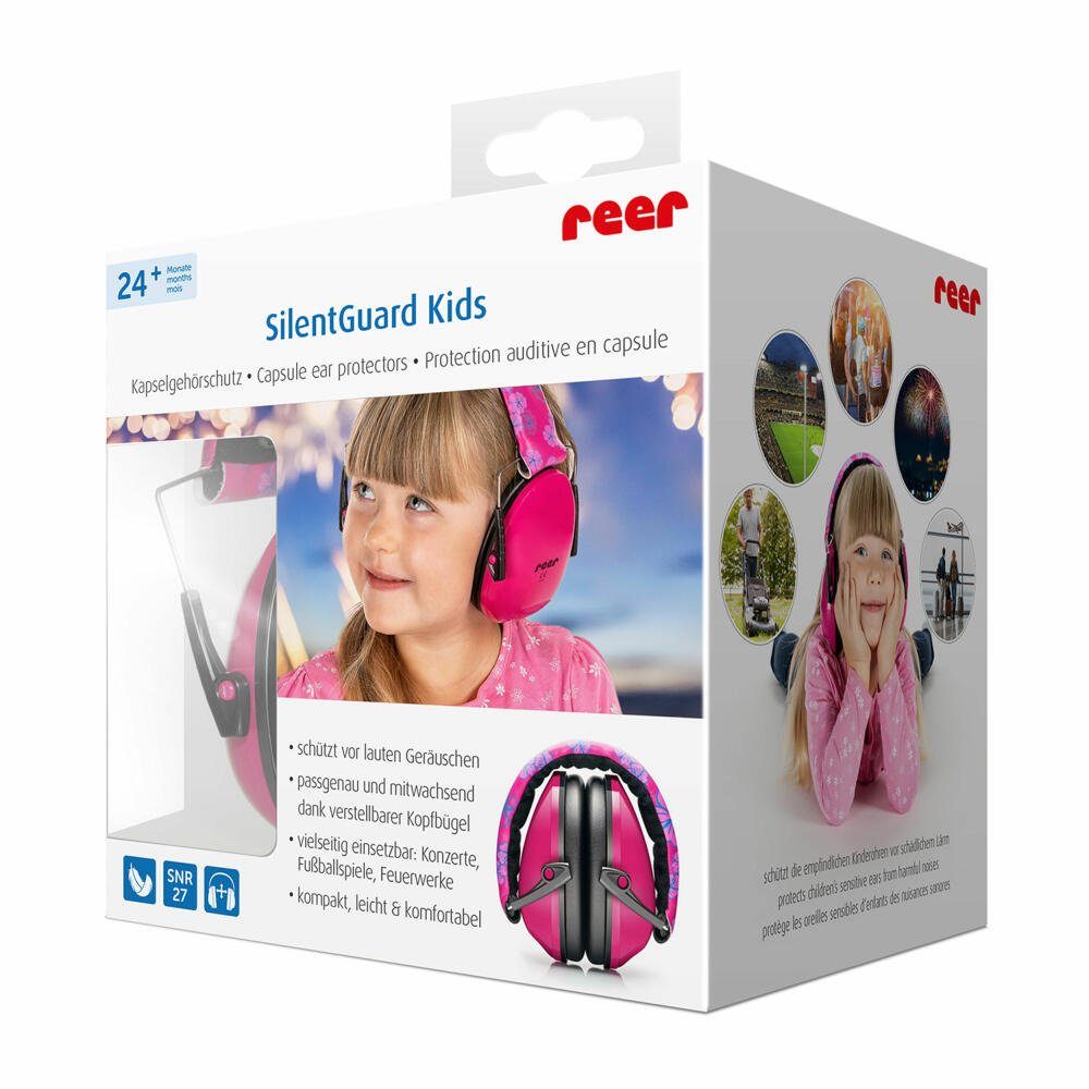 Reer Kapselgehörschutz SilentGuard Kids Pink, (1 St)