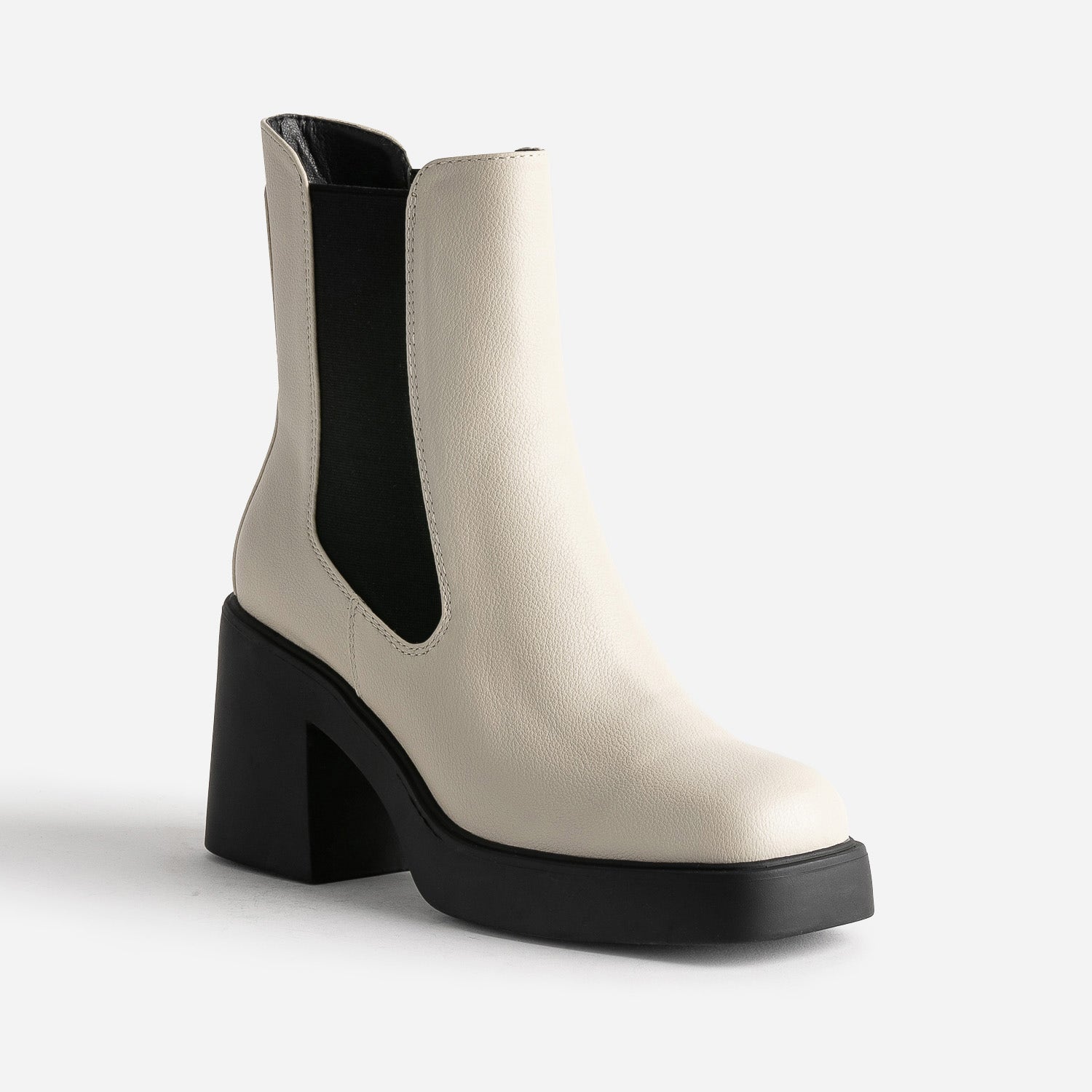 Chelsea boots TEXTO écru