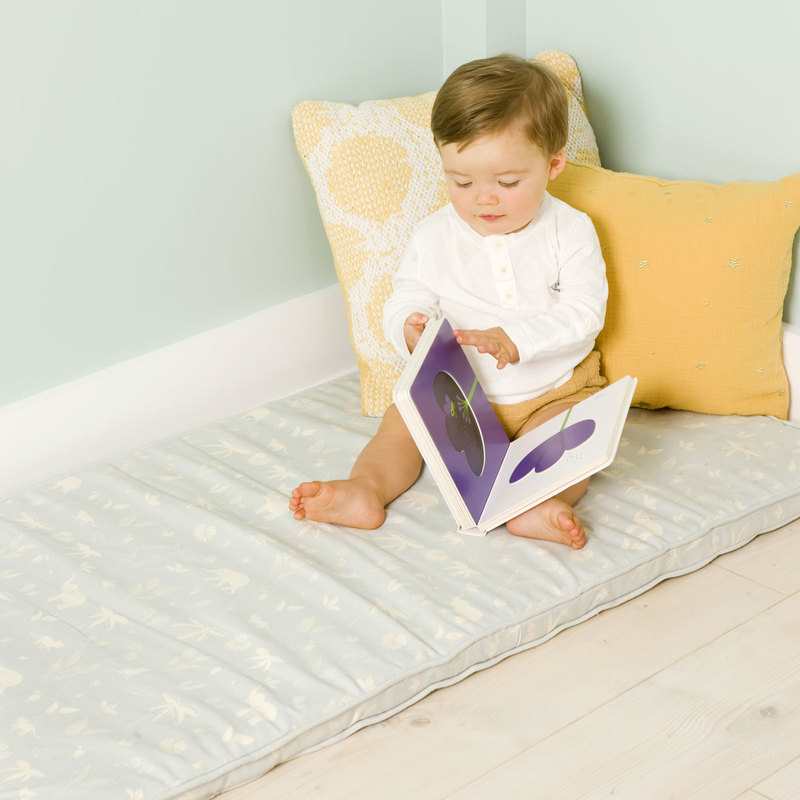 Matelas de sol nomade vert bébé animaux Babytolove