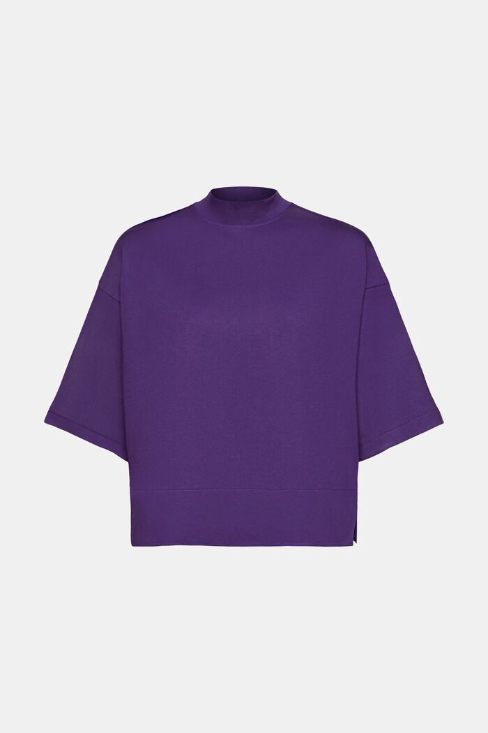 Kurzärmliges Shirt mit Stehkragen