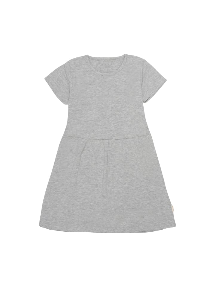 Minymo Jerseykleid MIDress SS (2-pack) - 6030  Verspieltes Kleid mit Print in Grau günstig kaufen