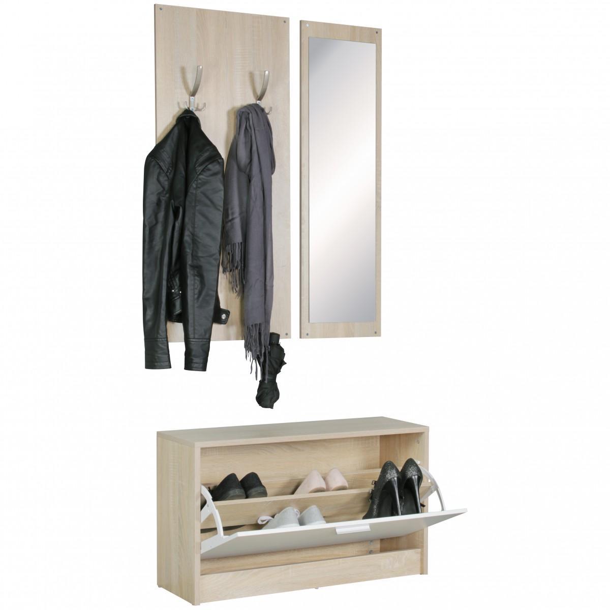 Wohnling Wand-Garderobe JANA sonoma