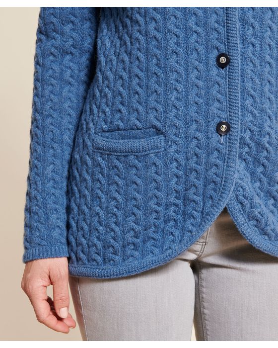 Cardigan 80% laine d'agneau