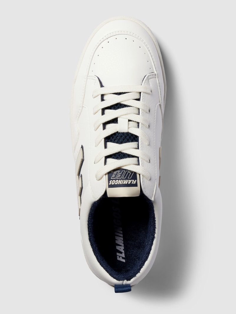 Sneaker mit Label-Details Modell 'Roland' in marineblau
