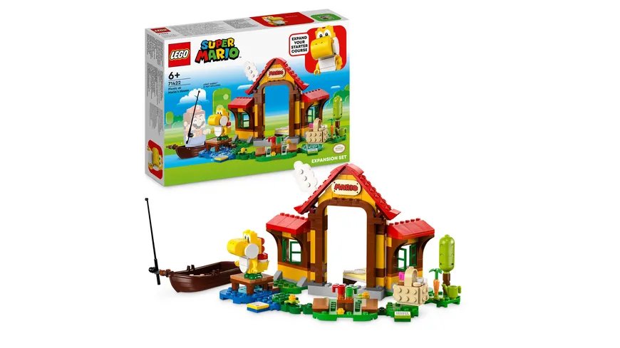 LEGO Super Mario 71422 Picknick bei Mario – Erweiterungsset mit Yoshi