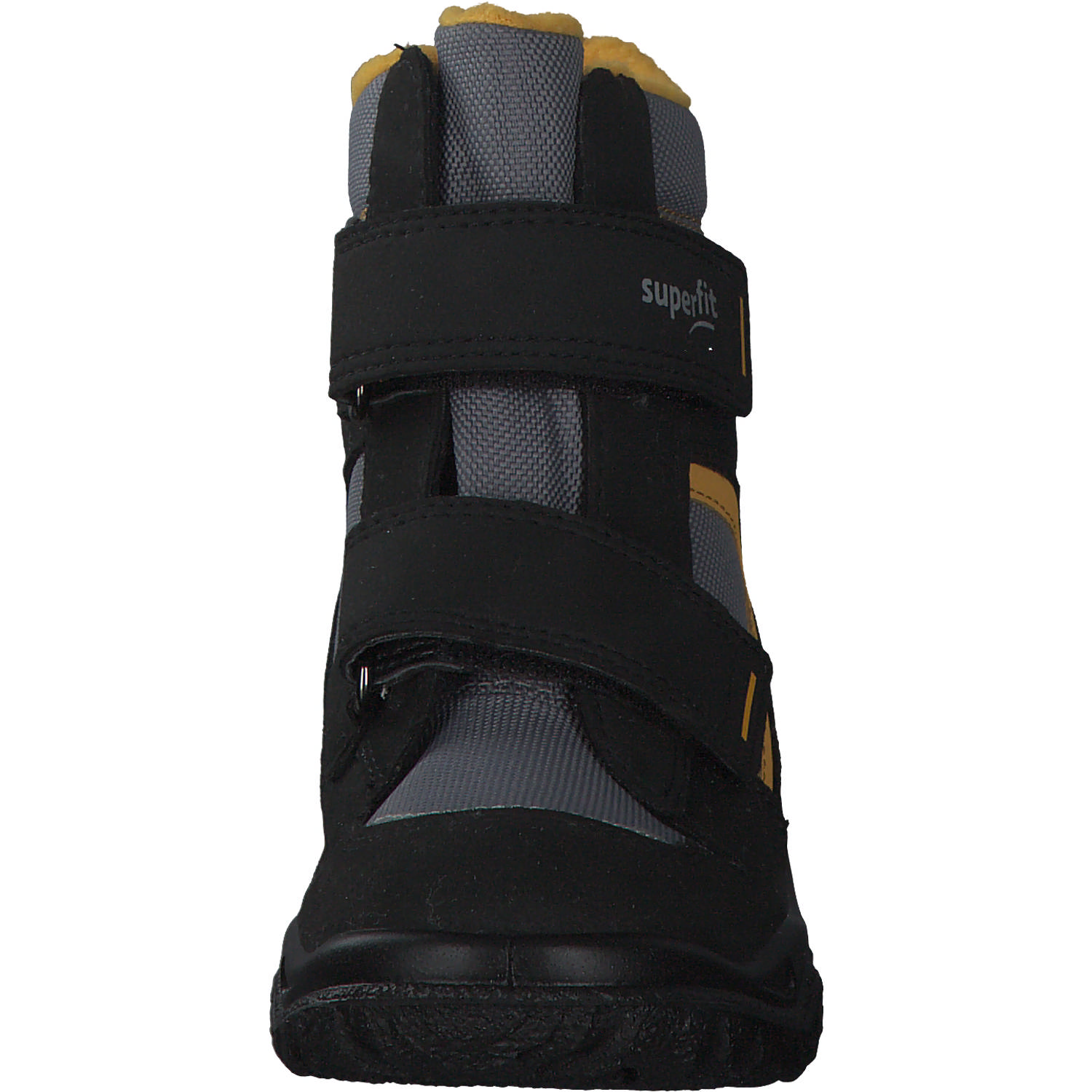 Superfit HUSKY 00047, Winterstiefel, Kinder, schwarz/gelb