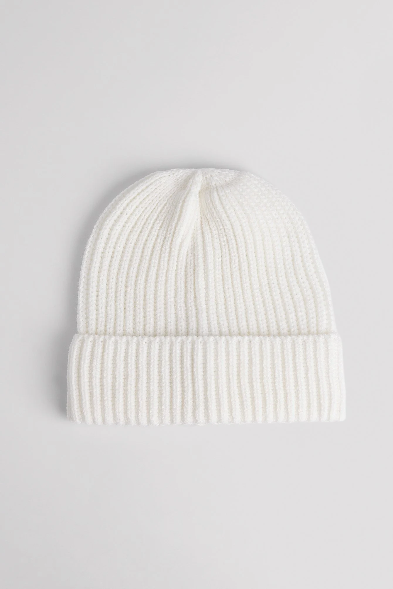 Recycelte schlichte Strickmütze