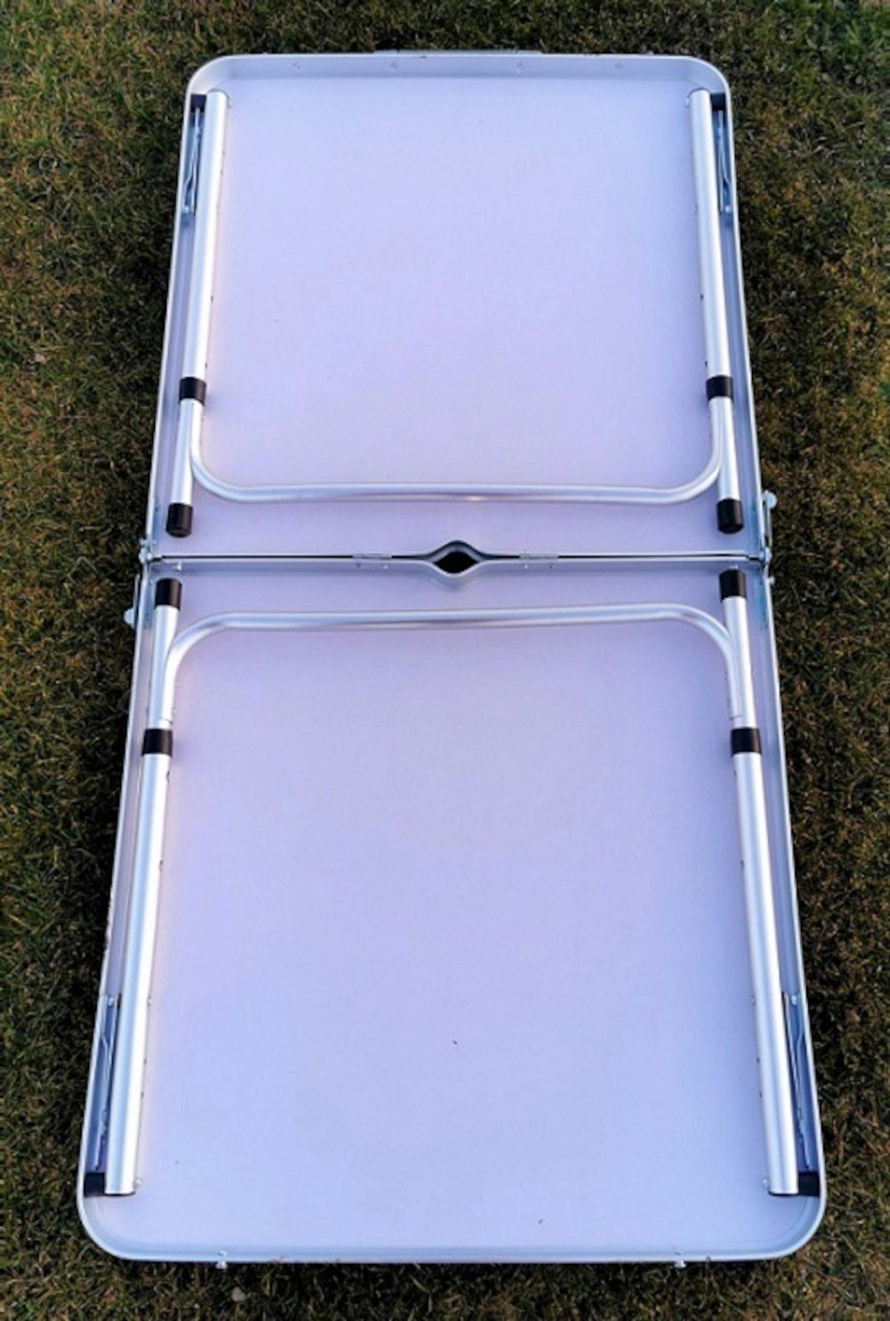 BruKa Campingtisch Klappbarer Campingtisch CAMPIXX mit 4 Hockern Tisch Klapptisch