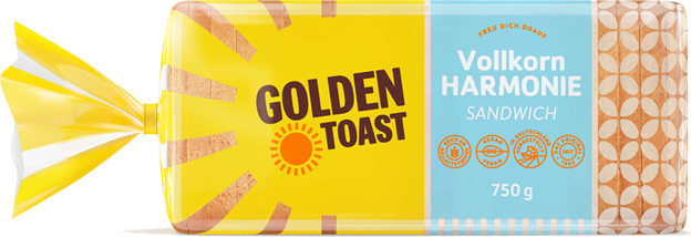 Golden Toast Vollkorn Harmonie Sandwich