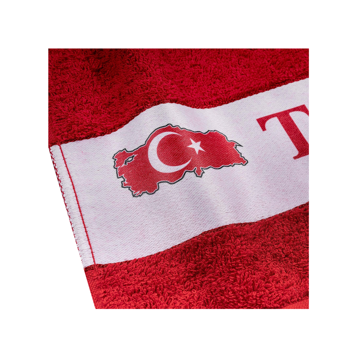TFF Türkei Handtuch 50x100cm EM 2024 Rot