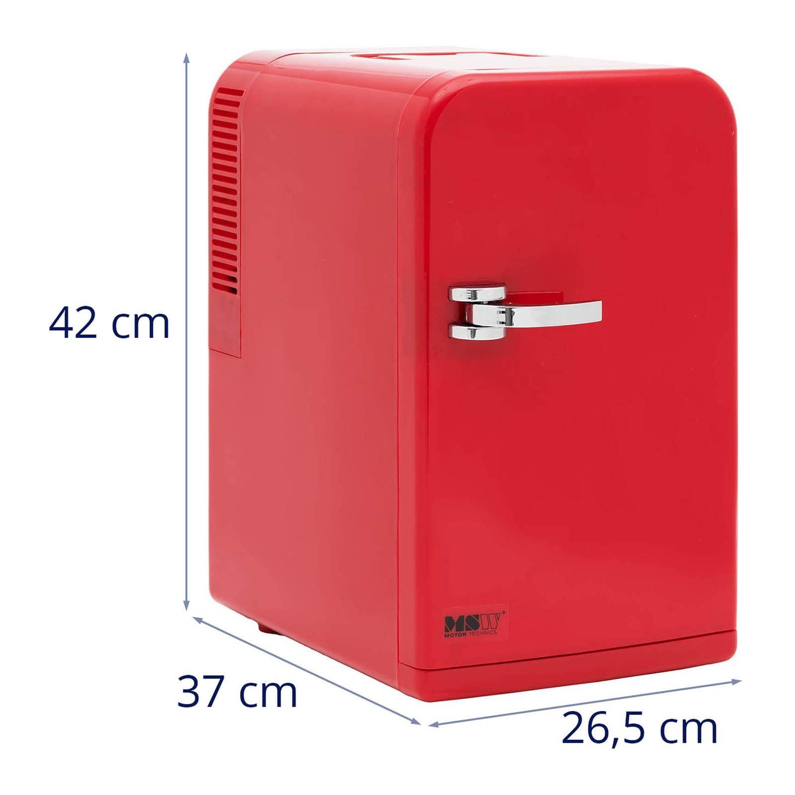 MSW Elektrische Kühlbox Mini-Kühlschrank 12 V/230 V - 2-in-1-Gerät mit Warmhaltefunktion 15L