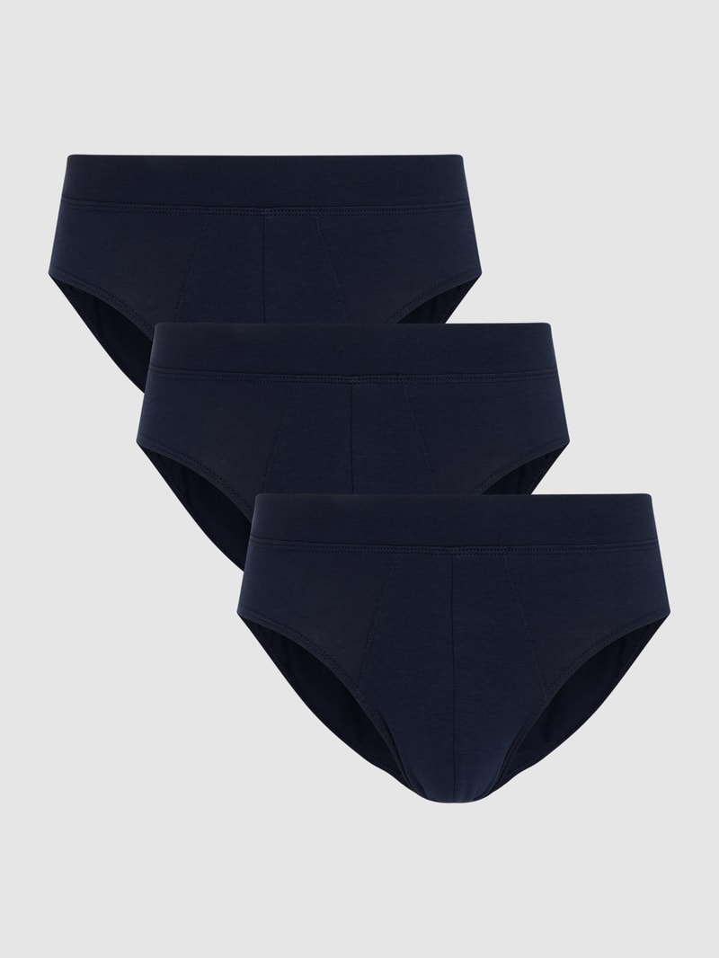 Slip im 3er-Pack in marineblau