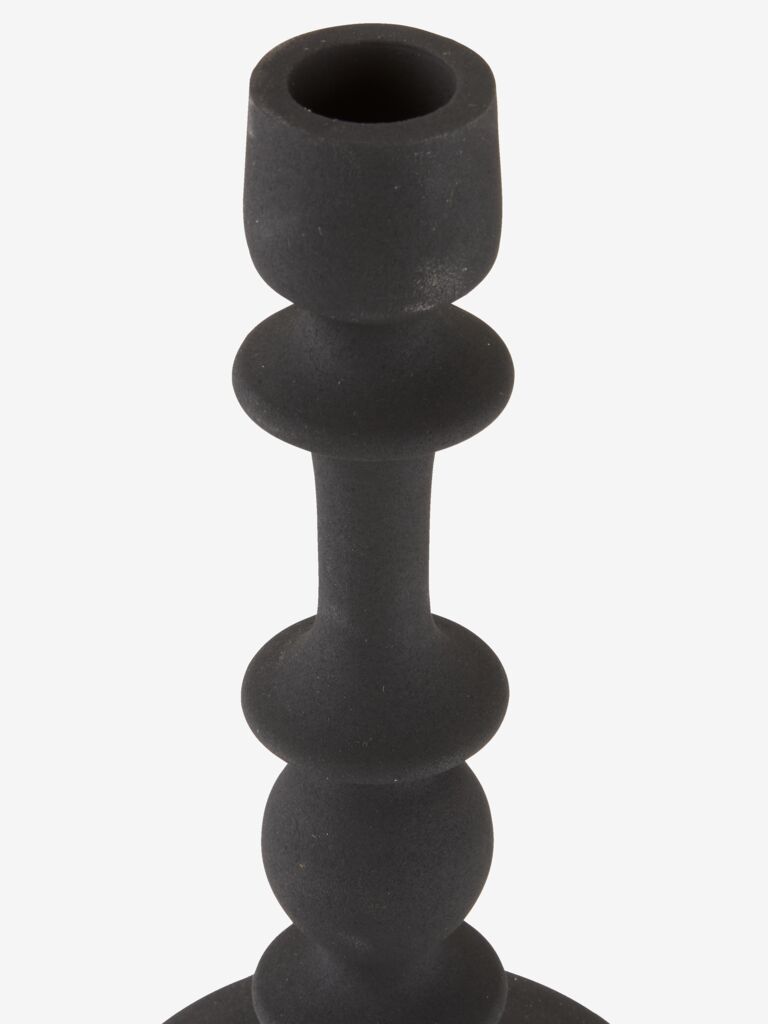 Świecznik CASPAR Ø10xH21cm czarny