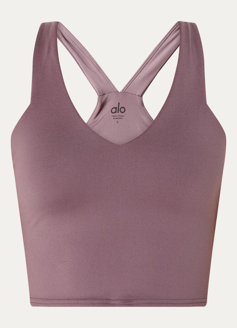 Alo Yoga bezšuvju sporta krūšturis ar vieglu atbalstu