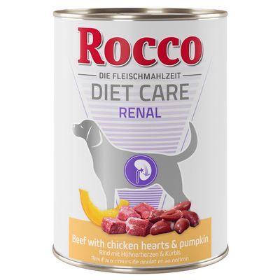 Rocco Diet Care Renal Rind mit Hühnerherzen & Kürbis 400g