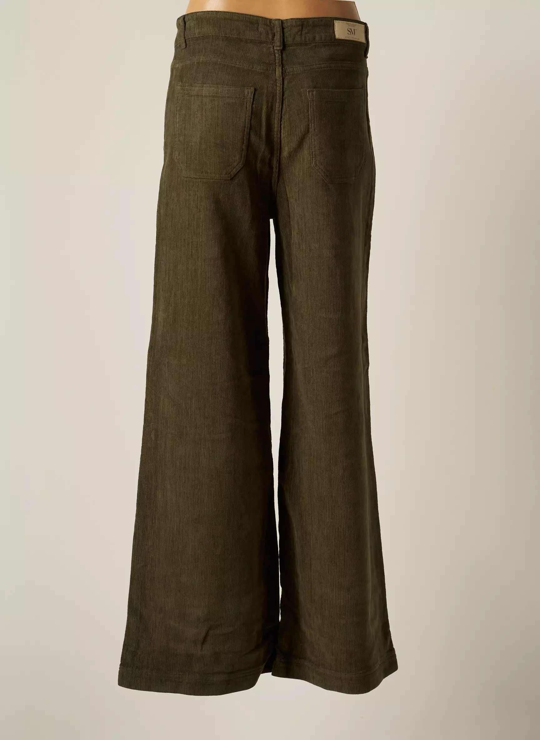 Smf Pantalons Larges Femme couleur vert