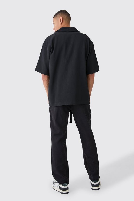 Lockere Hose mit elastischem Bund