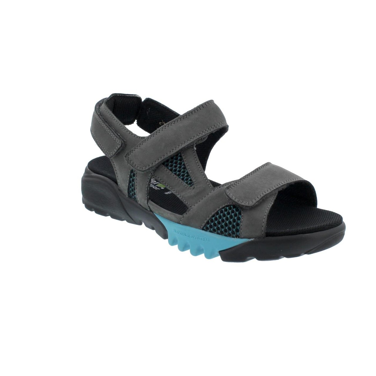 WALDLÄUFER Komfort Sandalen grau