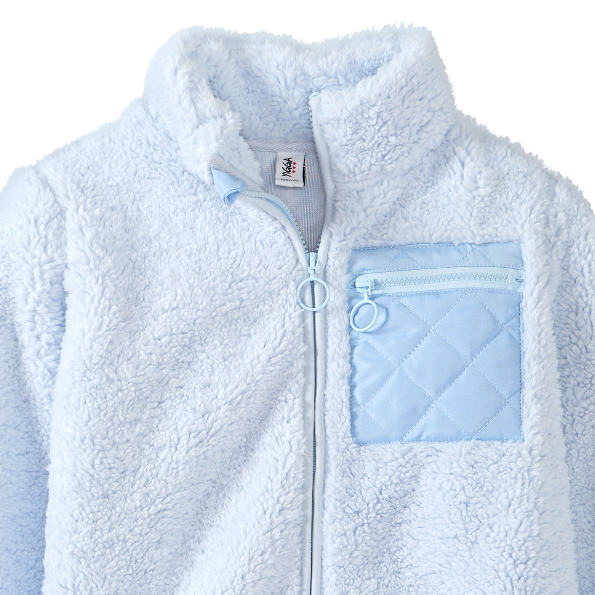 Mädchen Teddyjacke mit Tasche