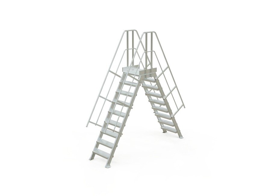 Altrex 226029 Prestopna ploščad 9 stopnic 60 stopinj