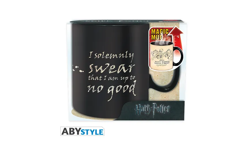 Harry Potter Marauder's Map Thermoeffekt Tasse