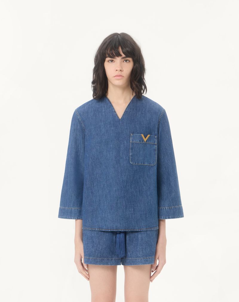 Camisa jeans chambray