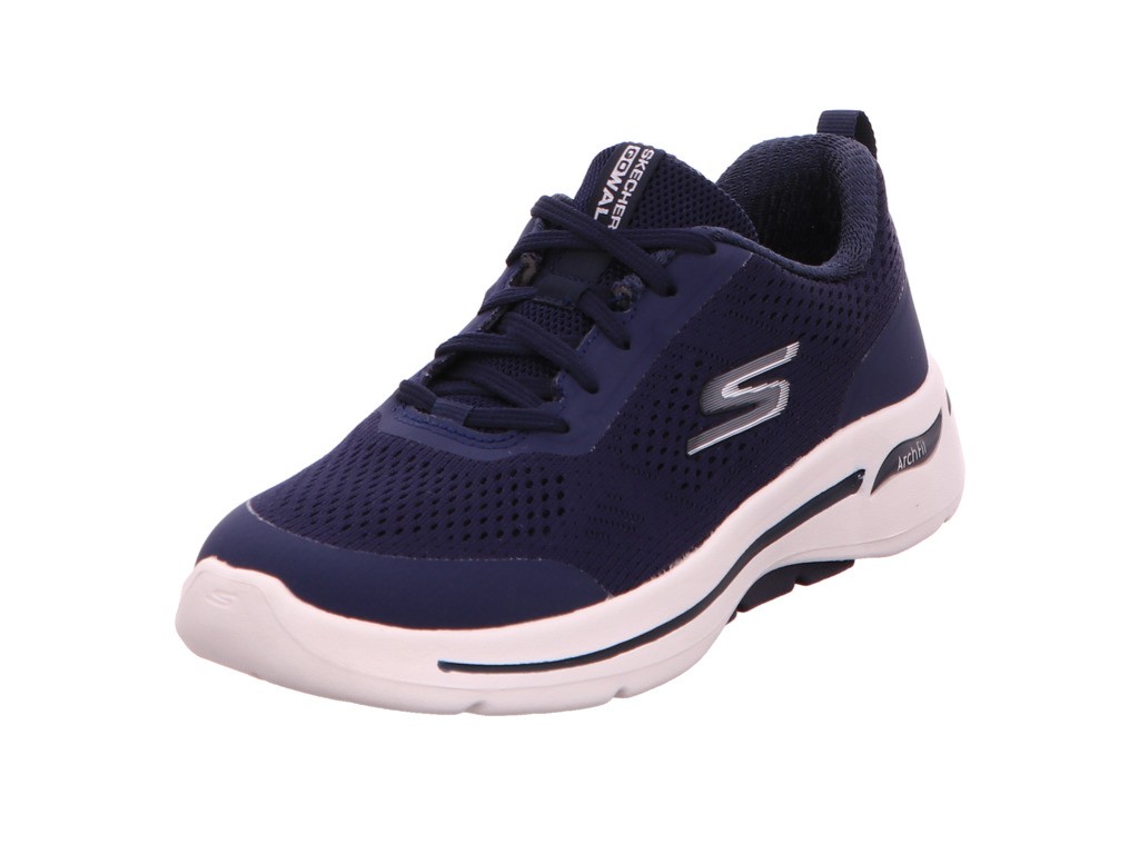 SKECHERS Freizeit Schnürer blau GO WALK ARCH FIT - MOTION BREE