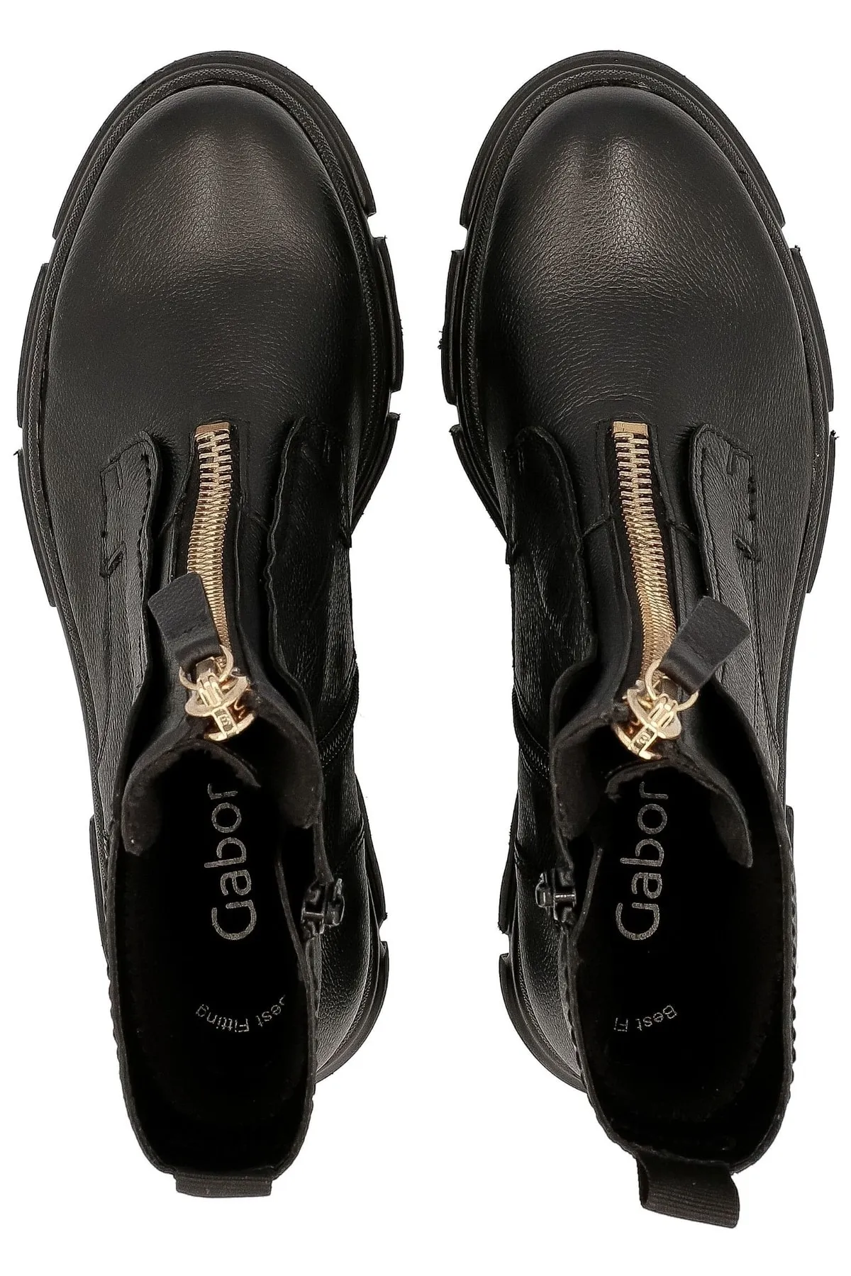 GABOR  Stiefelette - Schwarz - Flacher Absatz