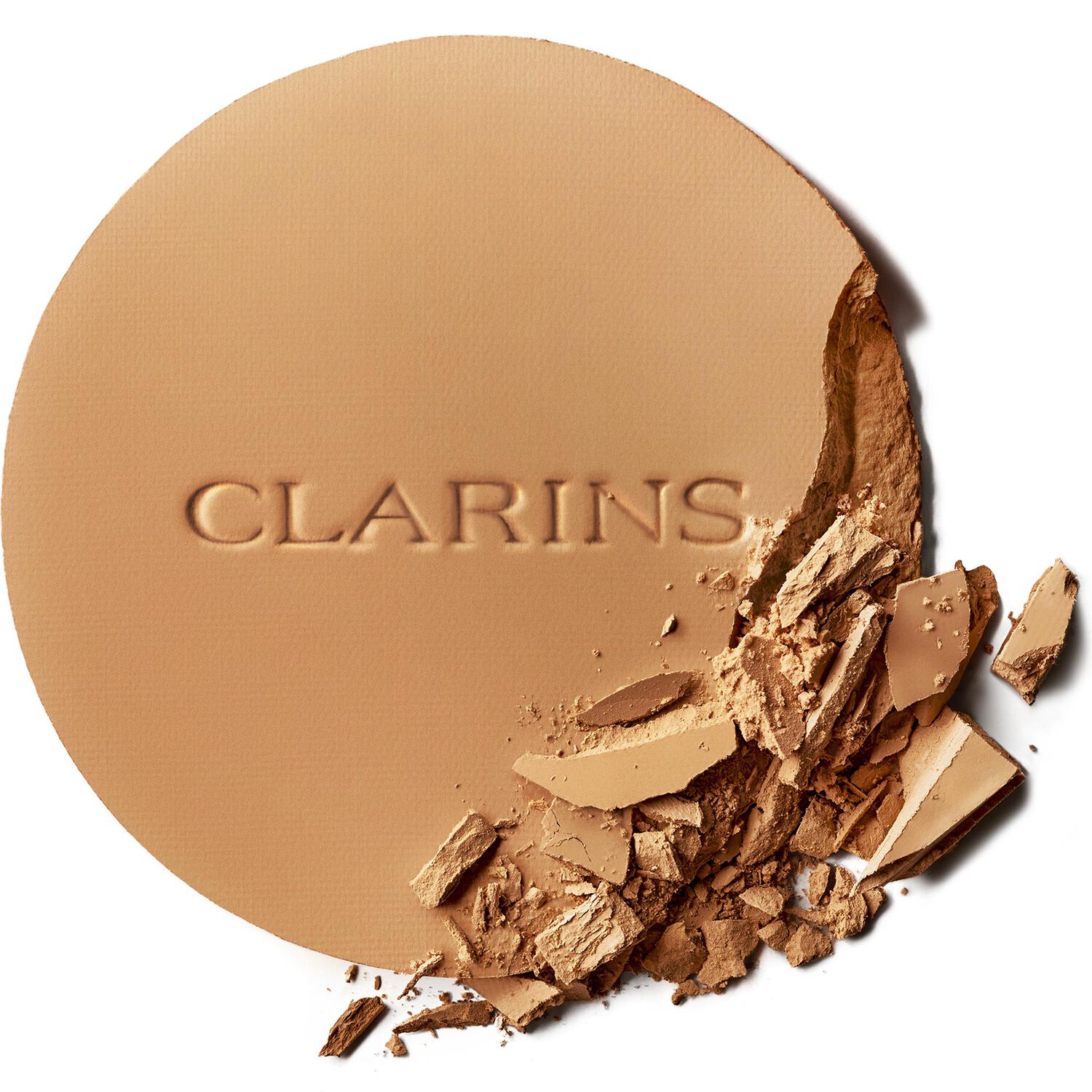 Clarins Ever Matte Compact Powder Poudre compacte matifiante infusée au lait de pêcher