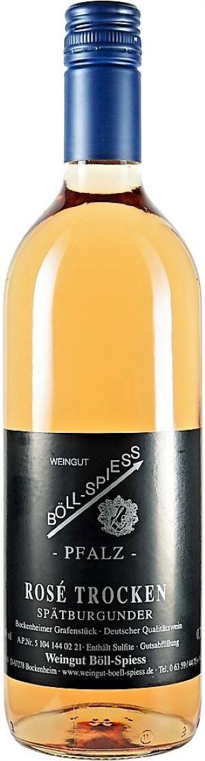 Weingut Böll-Spieß Spätburgunder Rosé trocken - Weingut Böll-Spieß 2020