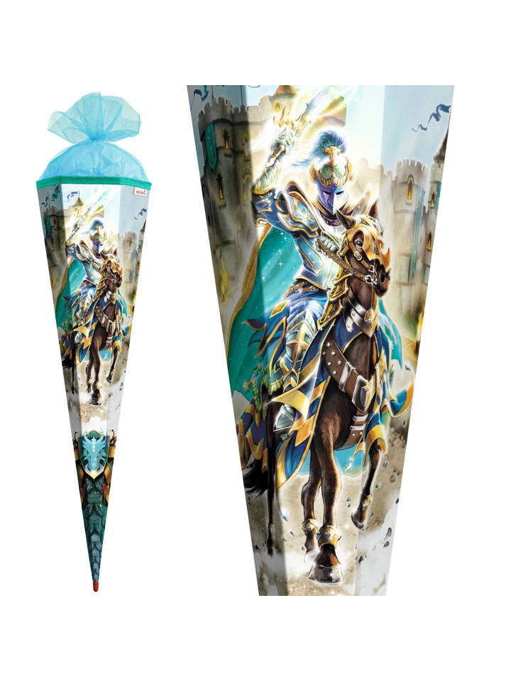 ROTH Schultüte groß Ritter 85 cm in Grün günstig kaufen onesize