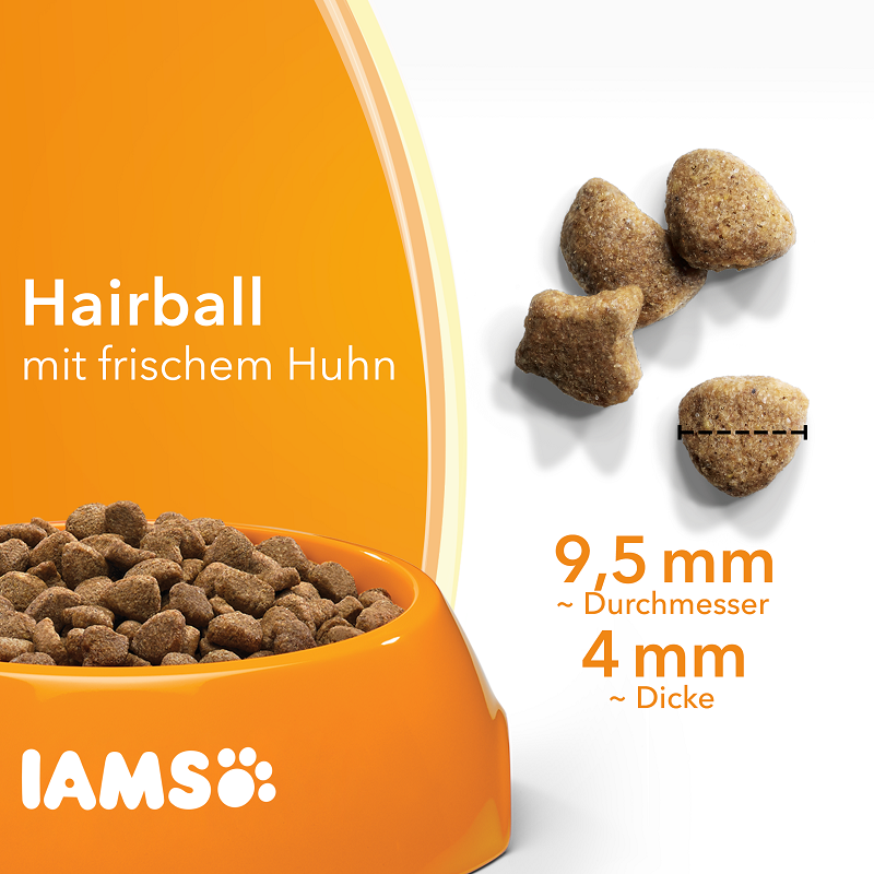 IAMS Trockenfutter IAMS Vitality Adult Hairball Huhn 2x10 kg