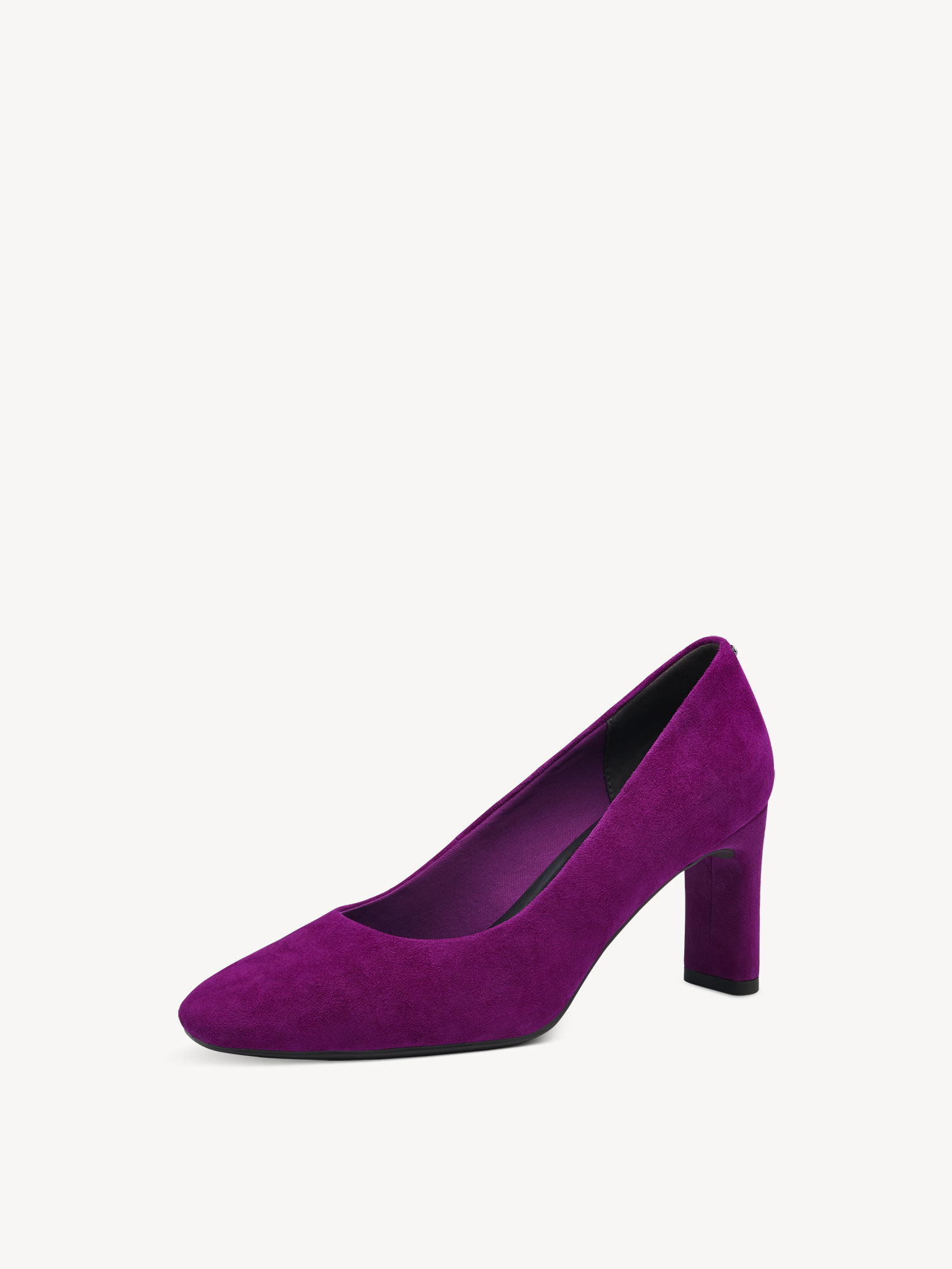 Escarpin en cuir - rose fuchsia