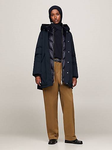 TOMMY HILFIGER Damen Parka mit Kapuze