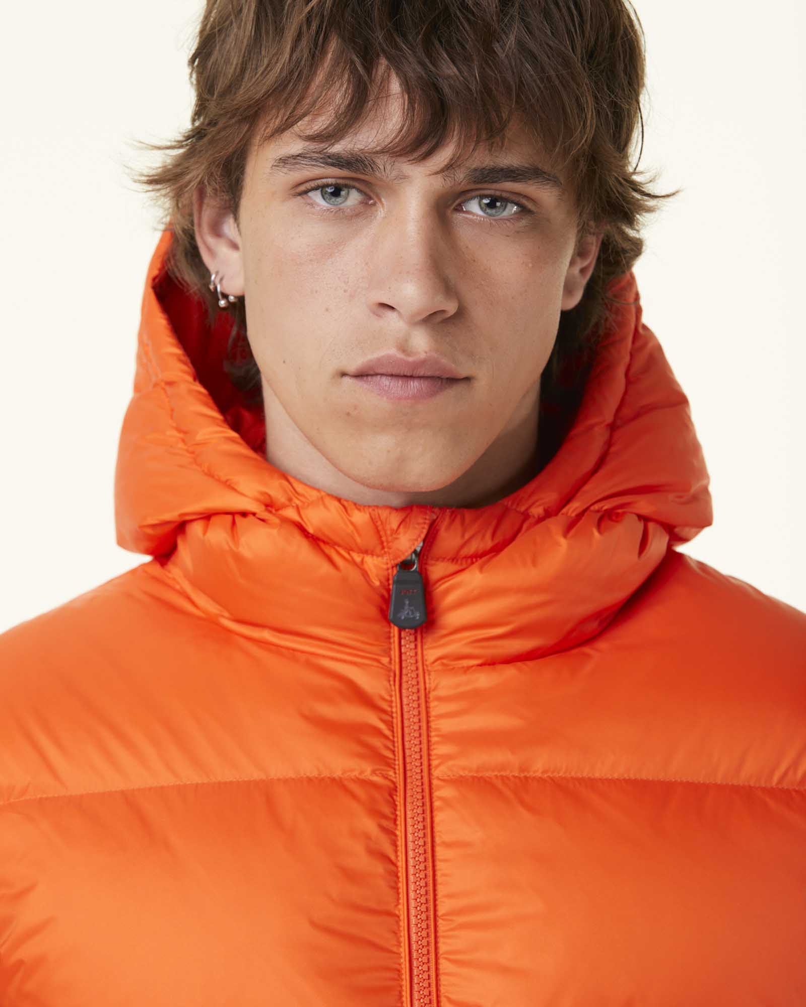 Doudoune à capuche Grand Froid Orange foncé Java