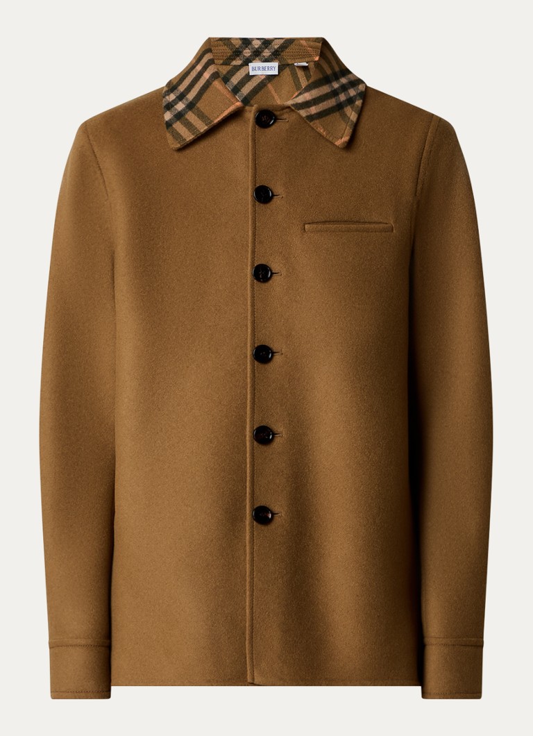 Burberry wool coat with breast pocket