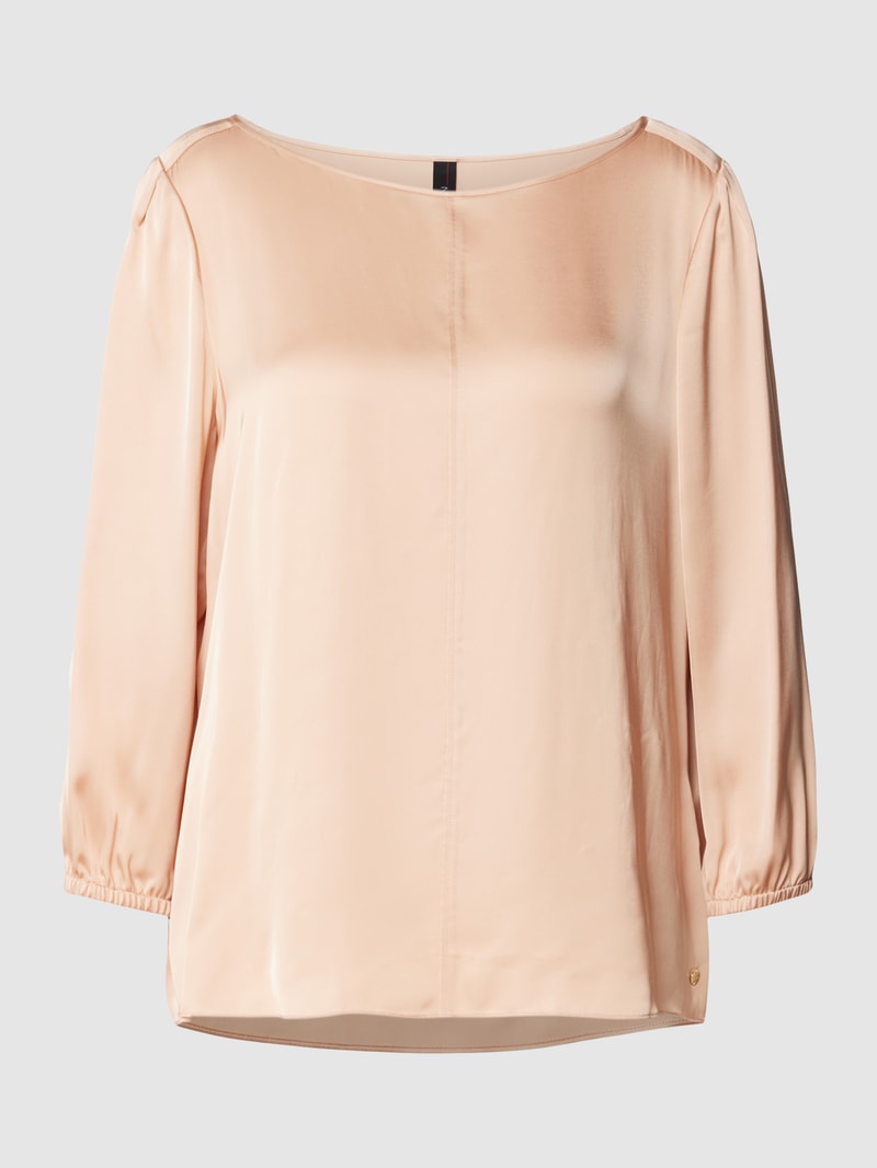 Blusenshirt aus Viskose mit 3/4-Arm in hellrosa