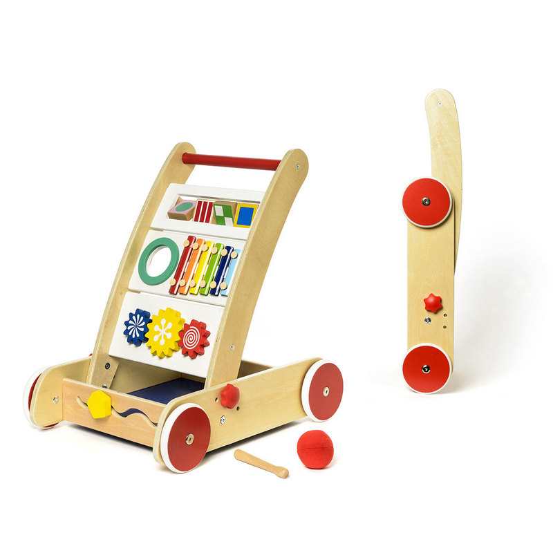 Chariot de marche pliable avec freins Oxybul