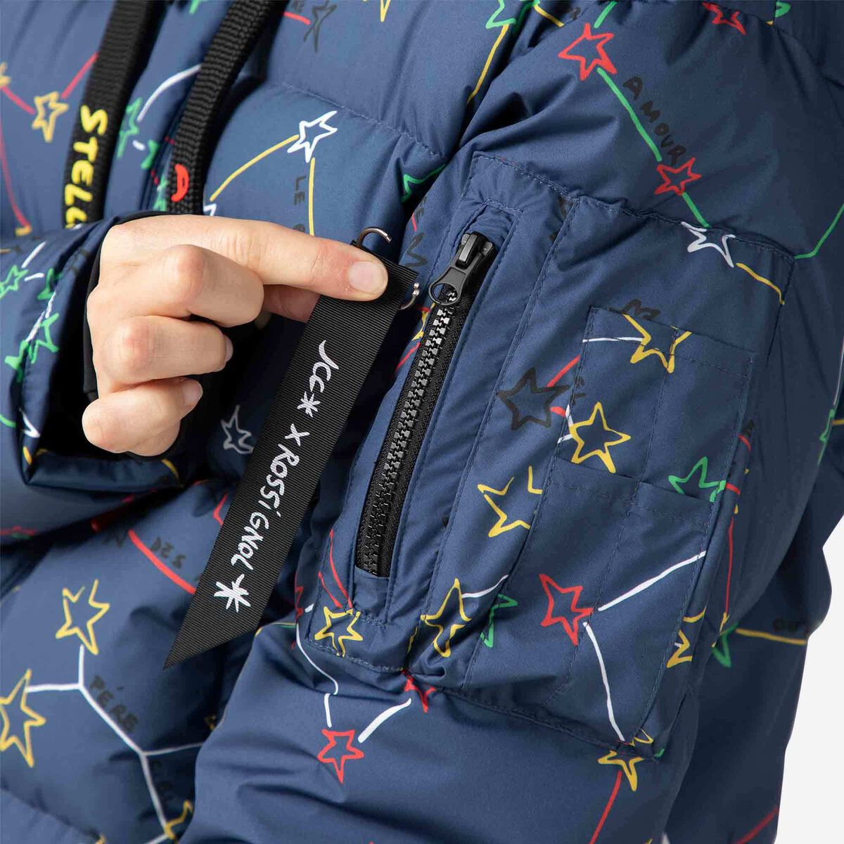 JCC Modul Printed Down Bomberjacke für Damen