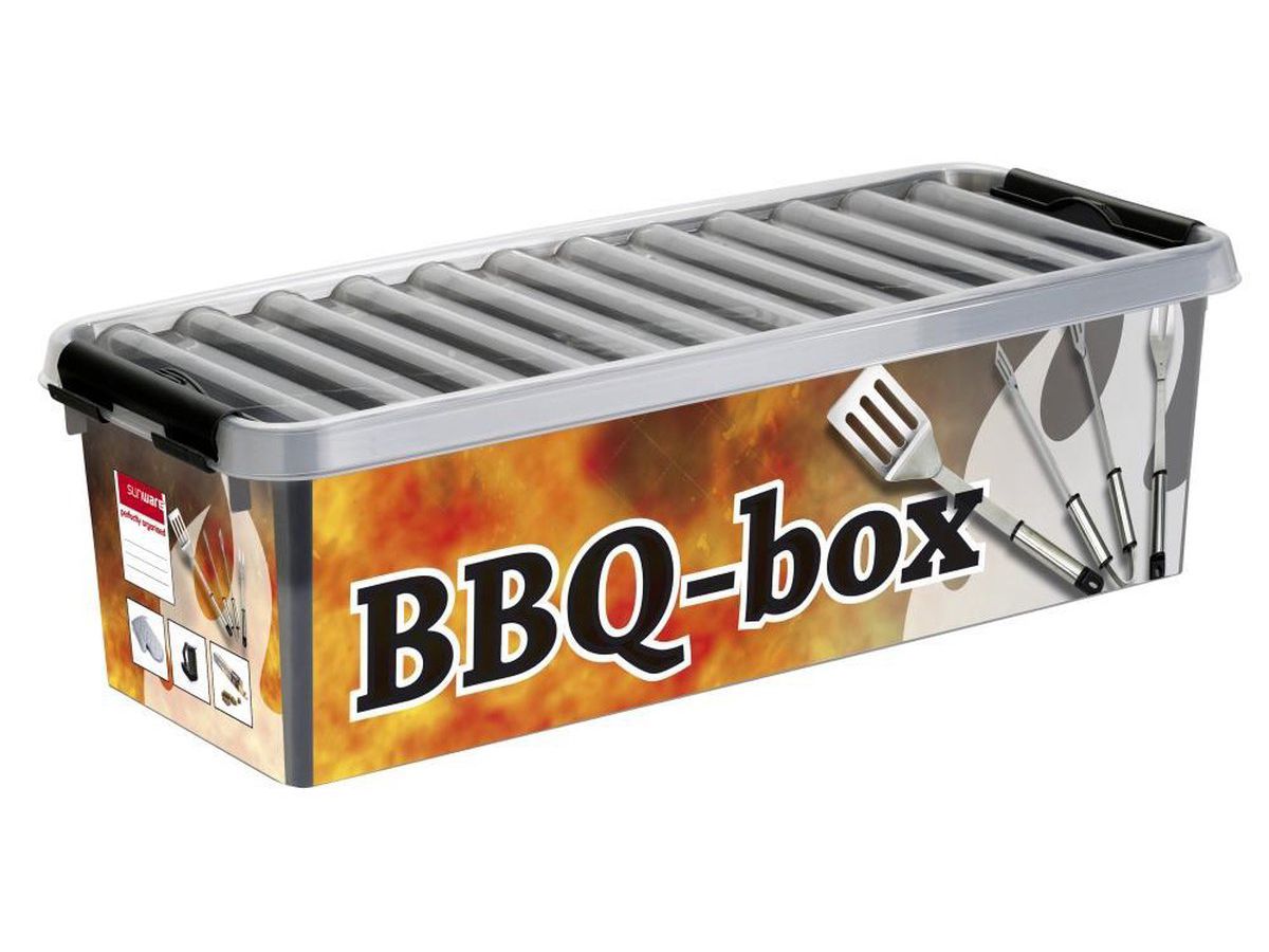 Sunware Q-line 9,5 Liter BBQ Aufbewahrungsbox mit Einsatz