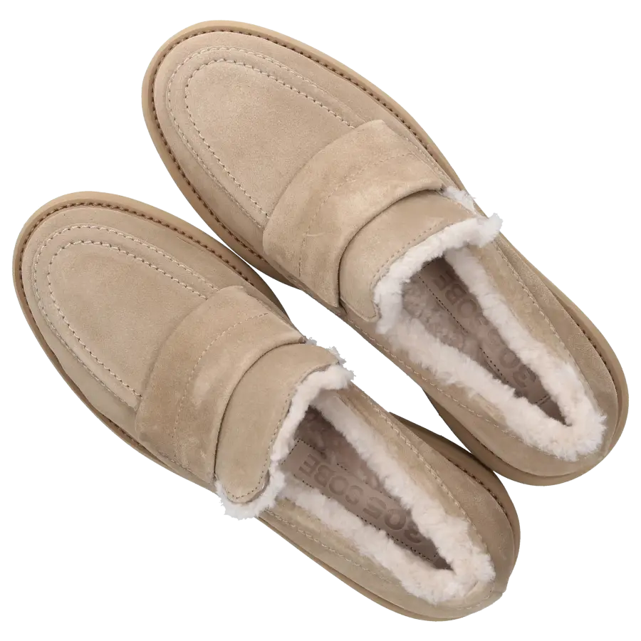 305 SOBE - Loafer CHAPLIN Veloursleder - beige