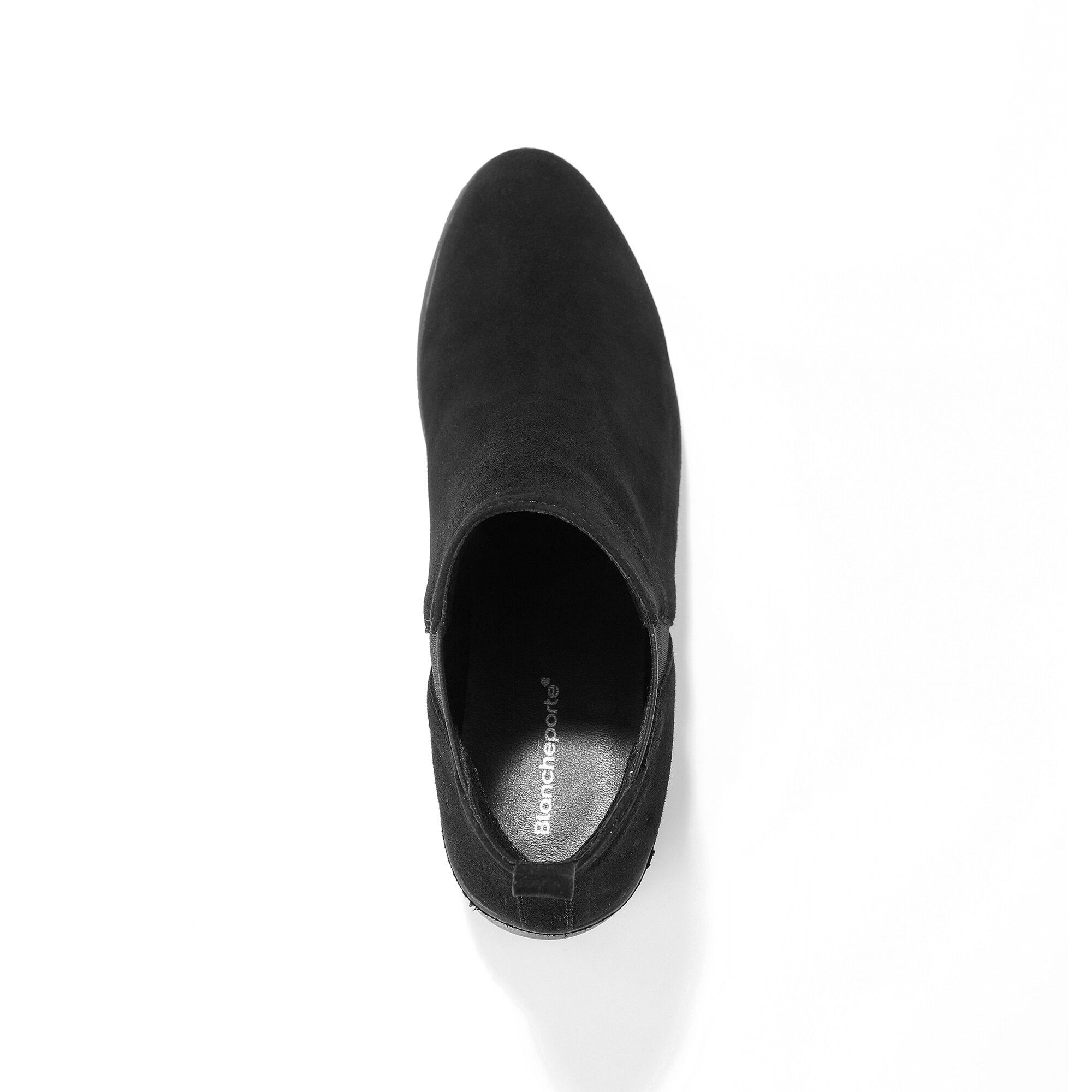 Boots compensées cuir souple certifié LWG