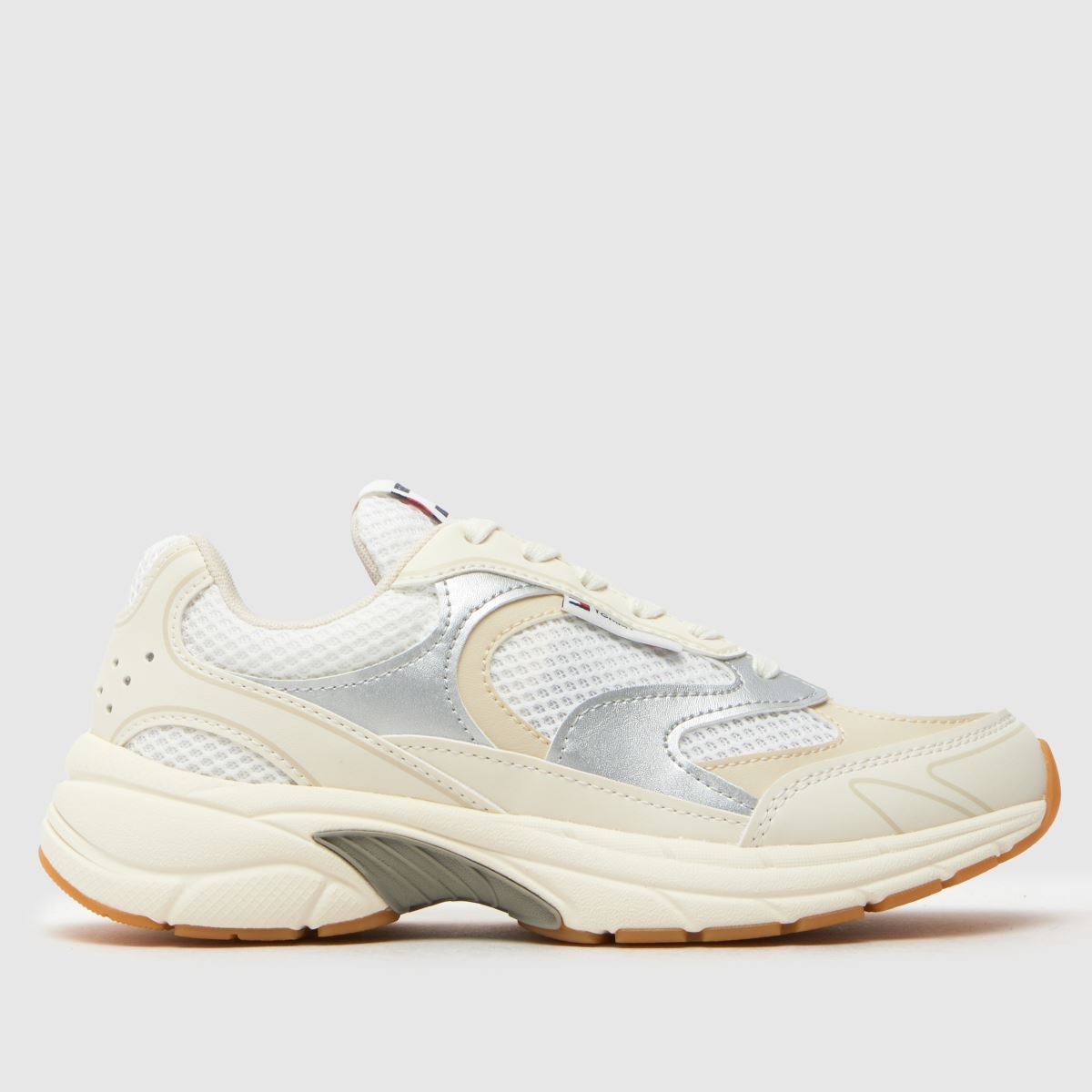 Tommy Jeans Coney Metallic Runner Tornacipő Fehér Színben