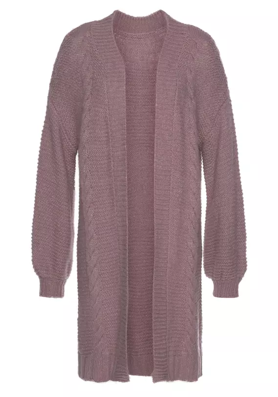 Longstrickjacke