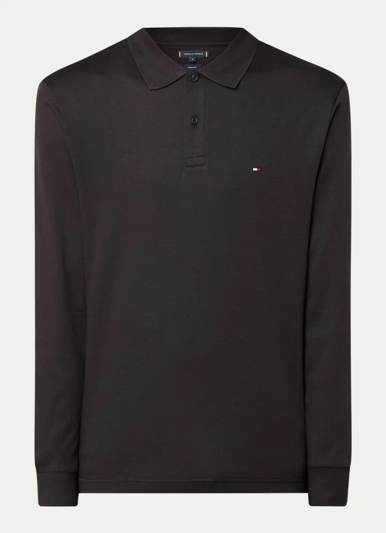 Polo Tommy Hilfiger de corte regular com logotipo.
