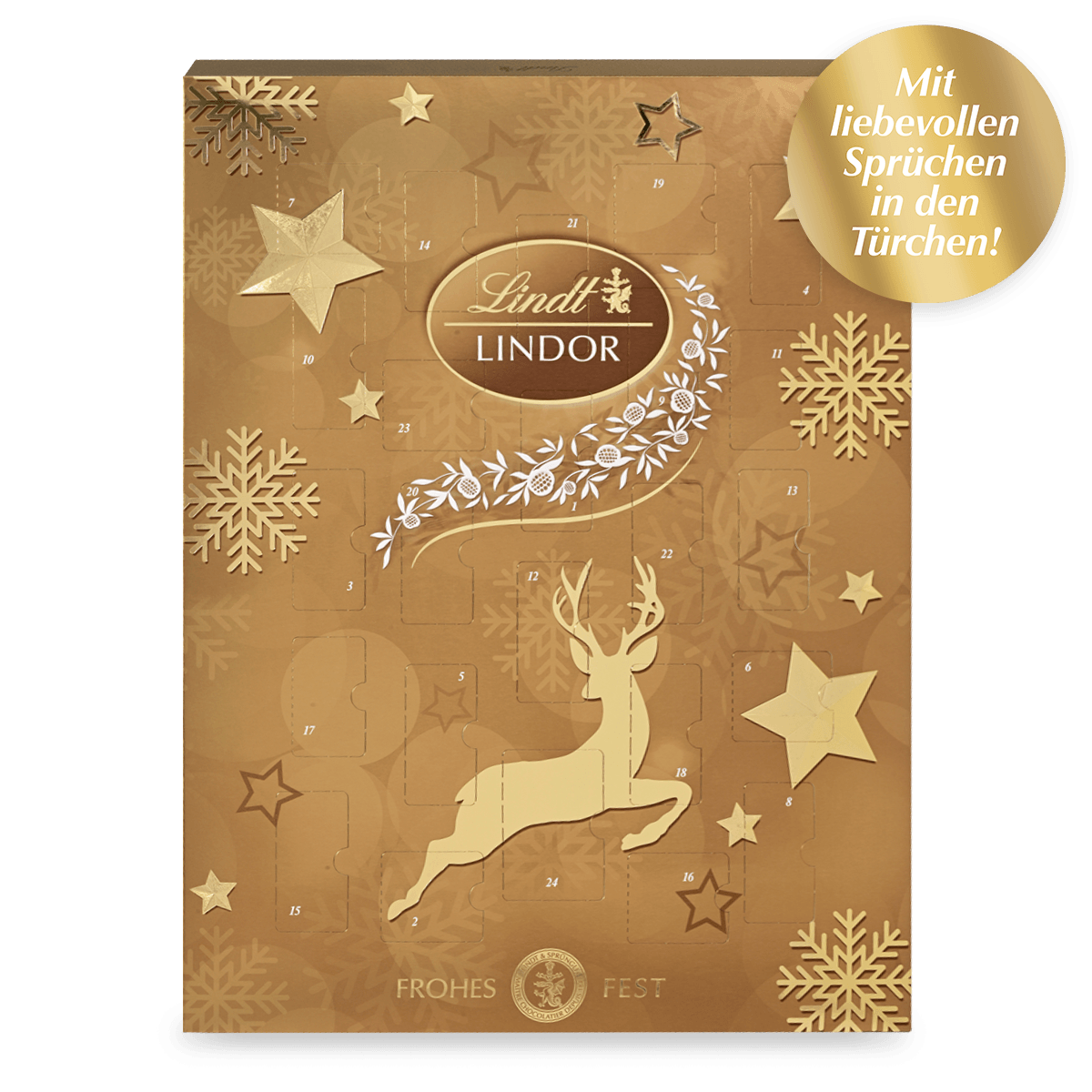LINDOR Adventskalender, 290g